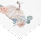 クリーム水色かぼちゃのフローラベビーシャワー テーブルクロス (アングル)