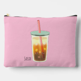 クリーム泡入りキャラメルアイスコーヒー アクセサリーポーチ