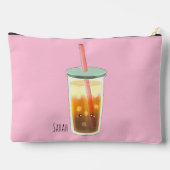 クリーム泡入りキャラメルアイスコーヒー アクセサリーポーチ (裏面)