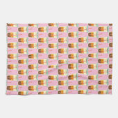 クリーム泡入りキャラメルアイスコーヒー キッチンタオル (横)