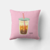 クリーム泡入りキャラメルアイスコーヒー クッション (裏面)