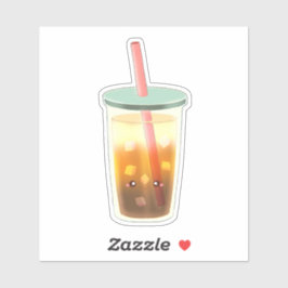 クリーム泡入りキャラメルアイスコーヒー シール