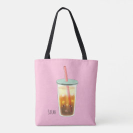 クリーム泡入りキャラメルアイスコーヒー トートバッグ