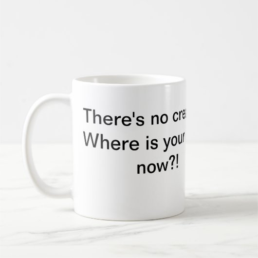 クリーム無し神無し コーヒーマグカップ (左)