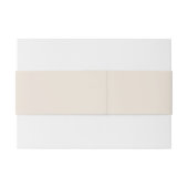 クリーム無地のベージュアイボリー 招待状ベリーバンド (裏面例)