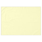 クリーム無地の状の淡い色の黄色 テーブルクロス (正面(横))