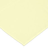 クリーム無地の状の淡い色の黄色 テーブルクロス (アングル)