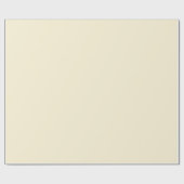 クリーム無地の色 ラッピングペーパー (フラット)