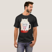 クリーム猫のコーヒーマグ ネコのコーヒーマグ Tシャツ (正面フル)