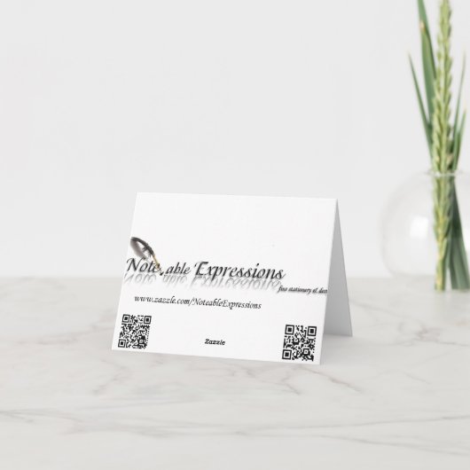 クリーム色のウェディングサンクスカードの松ぼっくり自然 サンキューカード (裏面)