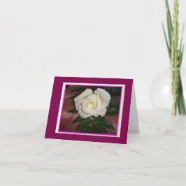クリーム色のバラのノートカード ノートカード