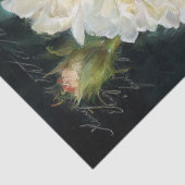 クリーム色のバラの花 デクパージュ 薄葉紙 (詳細)