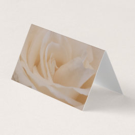 クリーム色のバラクローズアップカード