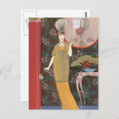 クリーム色のバラ ポストカード (正面/裏面)