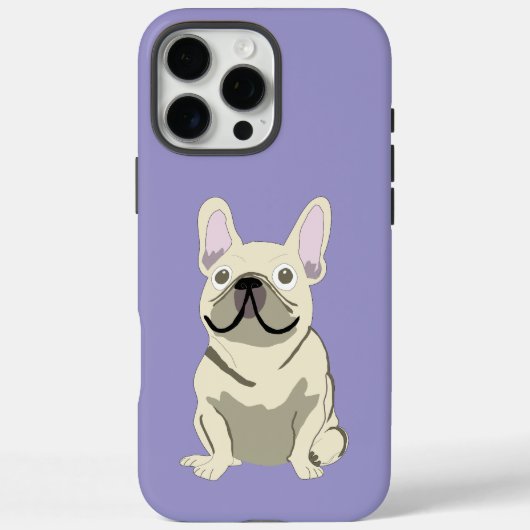 クリーム色のフレンチブルドッグ、 Case-Mate iPhoneケース (裏面)