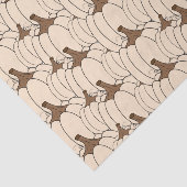 クリーム色の白いカボチャのデコパージュティッシュペーパー 薄葉紙 (詳細)