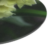 クリーム色の白い花弁 カッティングボード (角)