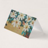 クリーム色の白い花 (正面)