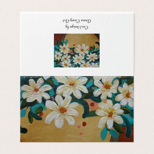 クリーム色の白い花 (外部フラット)