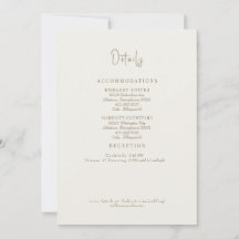 クリーム色の結婚式詳細 落葉の囲い