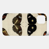 クリーム色の背景のカラフルな蝶メドレー Case-Mate iPhoneケース (裏面 (横))
