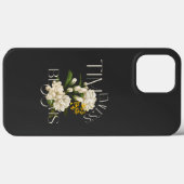 クリーム色の花々 永遠の開花 iPhone 13 Pro カバー (裏面 (横))