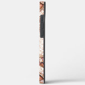 クリーム色の薄茶色の粗い石 Case-Mate iPhoneケース (裏面 / 左)