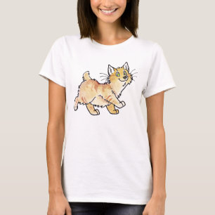 クリーム色の虎猫のManx子猫 Tシャツ