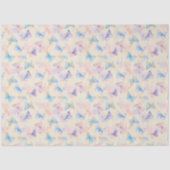 クリーム色の蝶のデクパージュ 薄葉紙 (正面)