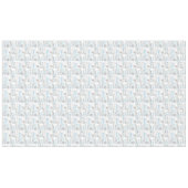 クリーム色の青いビーチの貝 テーブルクロス (正面(横))