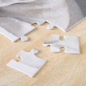 クリーム色のFrenchie ジグソーパズル (側面)