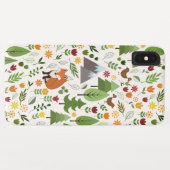 クリーム色パターンのスカンジナビアのスタイルのイラストレーション Case-Mate iPhoneケース (裏面(横))