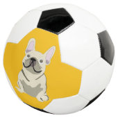 クリーム色フレンチブルドッグ サッカーボール (3/4)