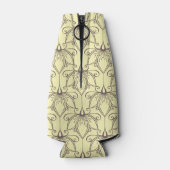 クリーム花柄 ボトルクーラー (裏面)