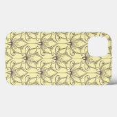 クリーム花柄 Case-Mate iPhoneケース (裏面 (横))