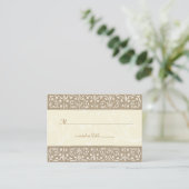 クリーム装飾フリーズ座席表 プレイスカード (スタンド正面)