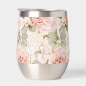 クリーム赤面ピンクローゼスフローラブライダルシャワー (右面)