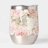 クリーム赤面ピンクローゼスフローラブライダルシャワー (左面)