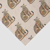 クリーム金ゴールドヒョウ動物誕生日 薄葉紙 (詳細)