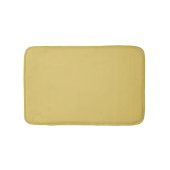 クリーム金ゴールド無地の色 バスマット (正面)