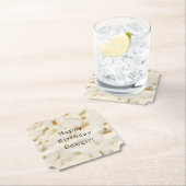 クリーム金ゴールド牛革 ペーパーコースター (インサイチュ)