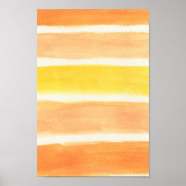 クリーム鎌ストライププリント ポスター