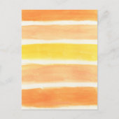 クリーム鎌ストライププリント ポストカード (正面)