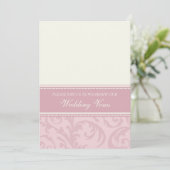 クリーム・アンド・ピ結婚ンクの誓いの更新招待状 招待状 (スタンド正面)