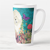 クリーム – イチョウ – ラテマグカップ カフェラテマグ (右)