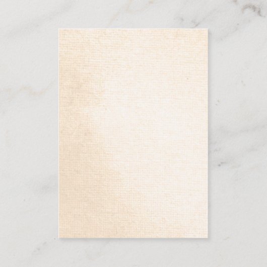 クリーム&オレンジ秋のフローラ結婚ズ エンクロージャーカード (裏面)