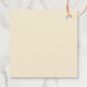 クリーム《キリスト教》洗礼式や命名式サンキューメッセージカード フェイバータグ (裏面)