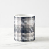 クリーム&グレープレイドモノグラム文字 コーヒーマグカップ (中央)