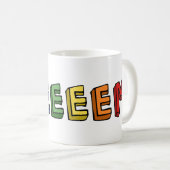 クリーム コーヒーマグカップ (正面右)