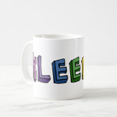 クリーム コーヒーマグカップ (正面左)